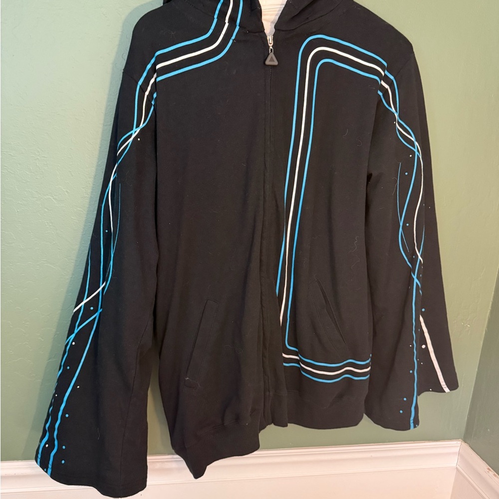 Geekninja Technomancer Digital Wizard Hoodie - Size M, Light-Up + Speaker